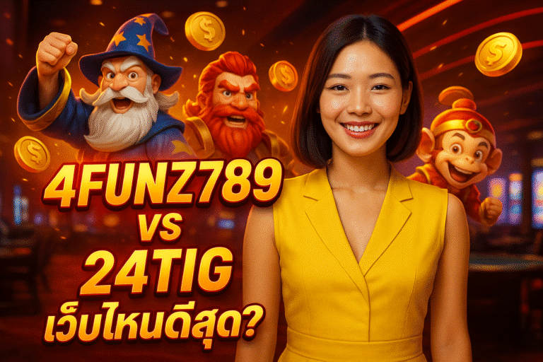 4FUNZ789 vs 24TIG เว็บไหนดีสุด?
