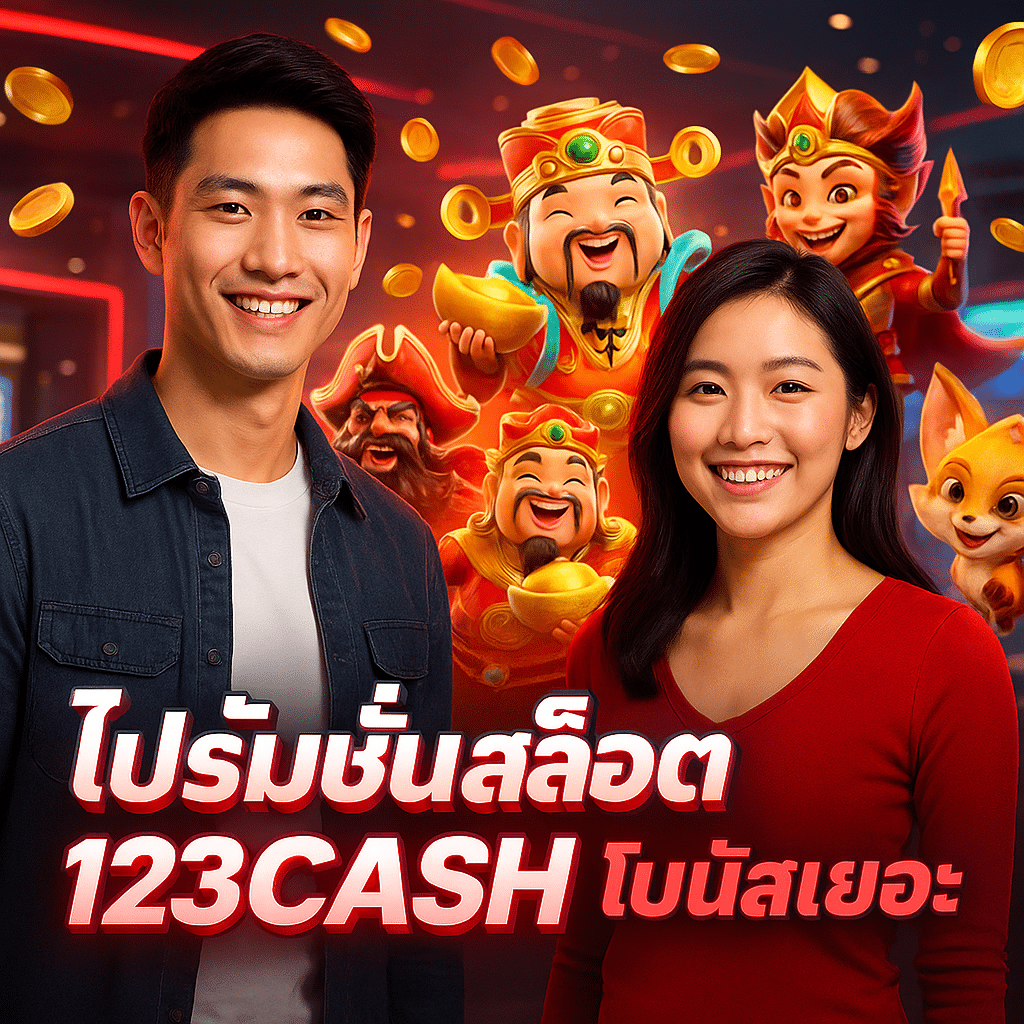 โปรโมชั่นสล็อต 123CASH โบนัสเยอะ เล่นเพลิน