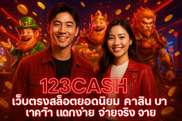 123CASH เว็บตรงสล็อตยอดนิยม คาสิโน บาคาร่า แตกง่าย จ่ายจริง